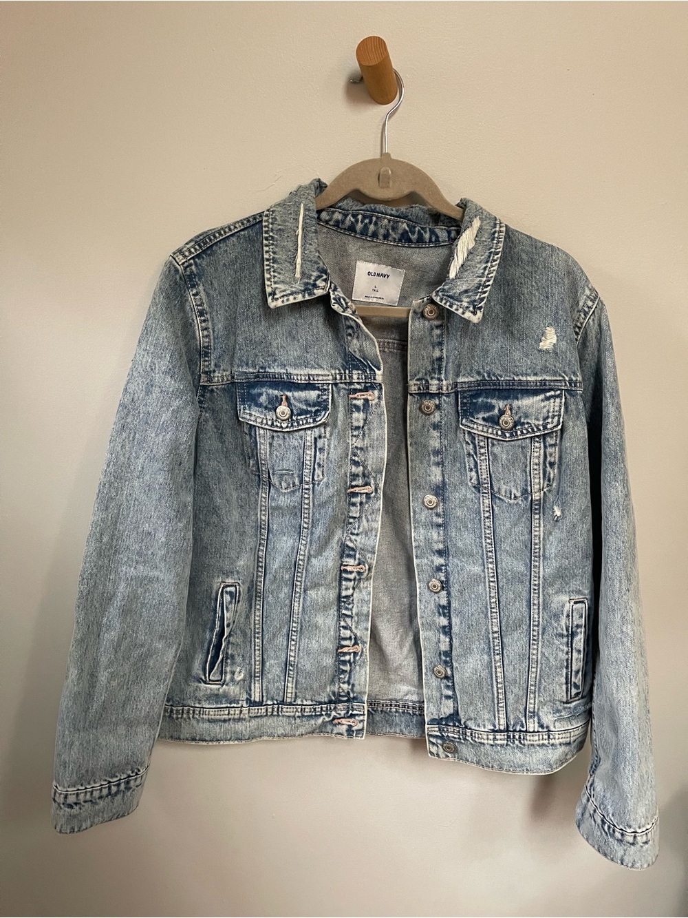 Old Navy Retro Light Blue Denim Jacket